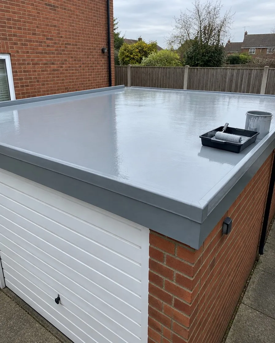 GRP fibreglass roofing in Mevagissey